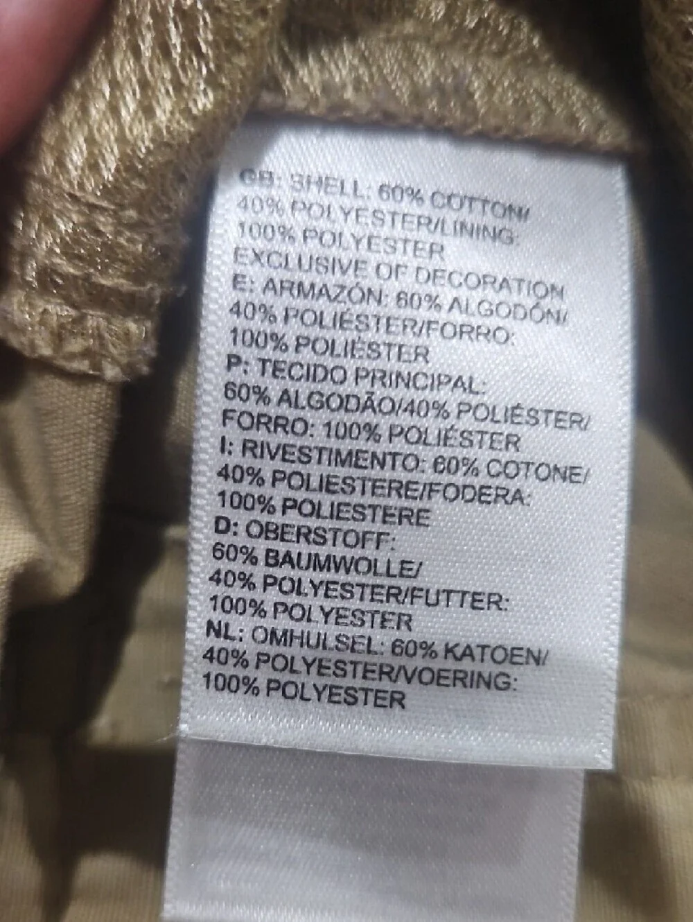 The North Face Men's Tan Cargo Shorts